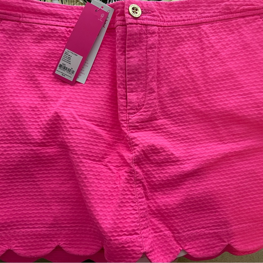 Lilly Pulitzer NWT Colette Skort Cockatoo Pink 16